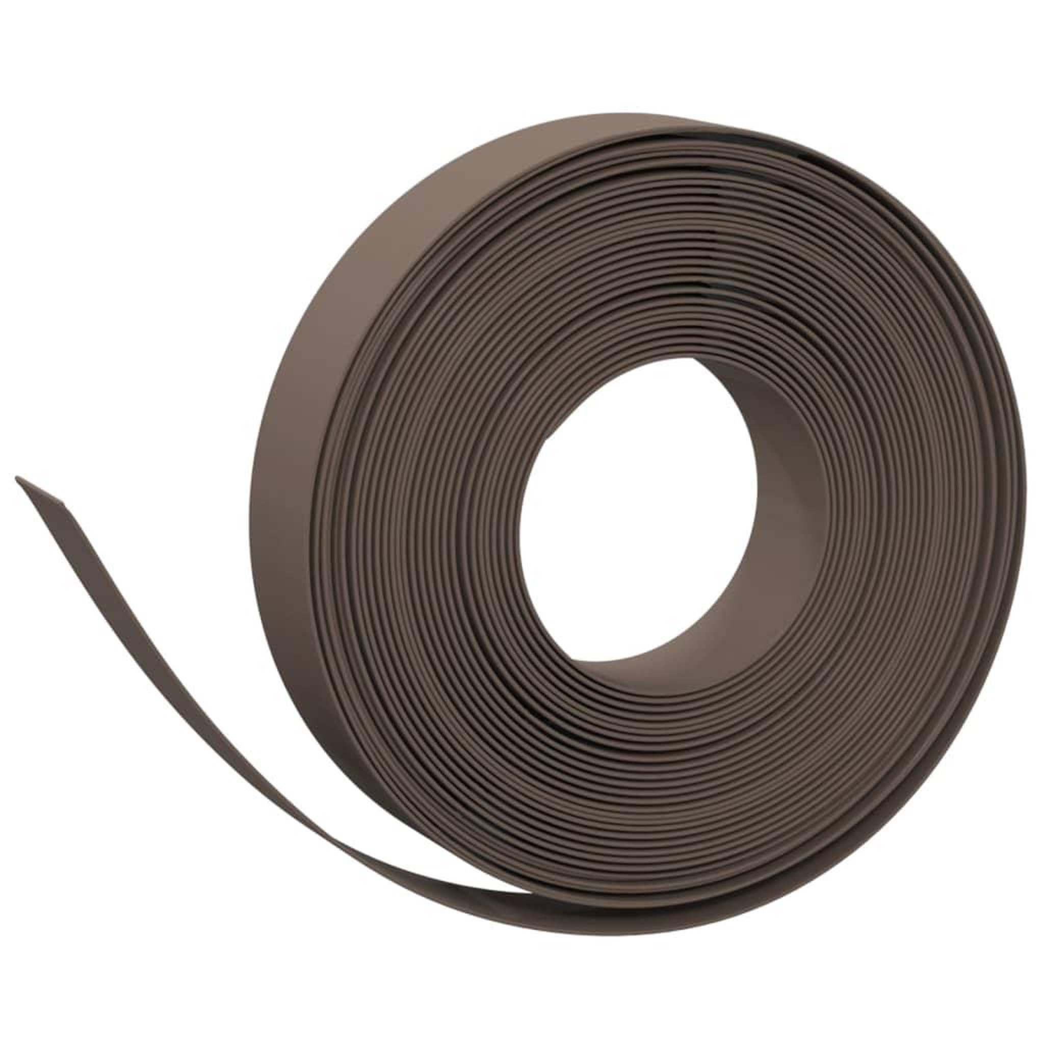 Voir la diapositive 3 : VIDAXL Bordures de jardin 2 pcs marron 10 m 10 cm polyethylene