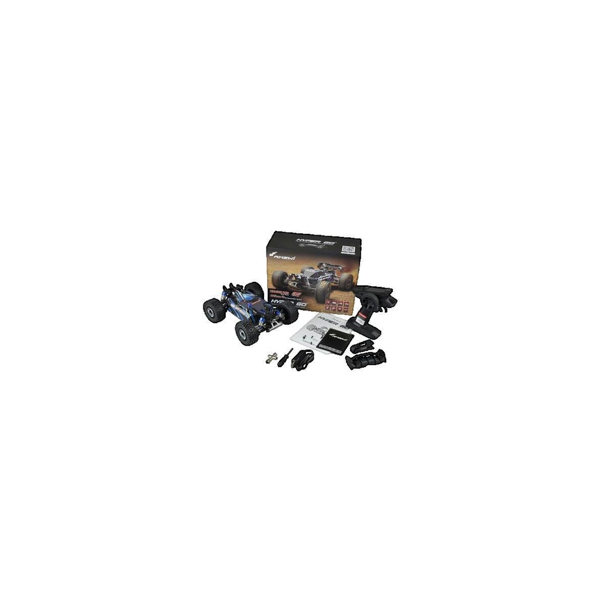 Voir la diapositive 2 : Amodel Voiture radiocommandée Amewi Buggy 1:16 Bleu