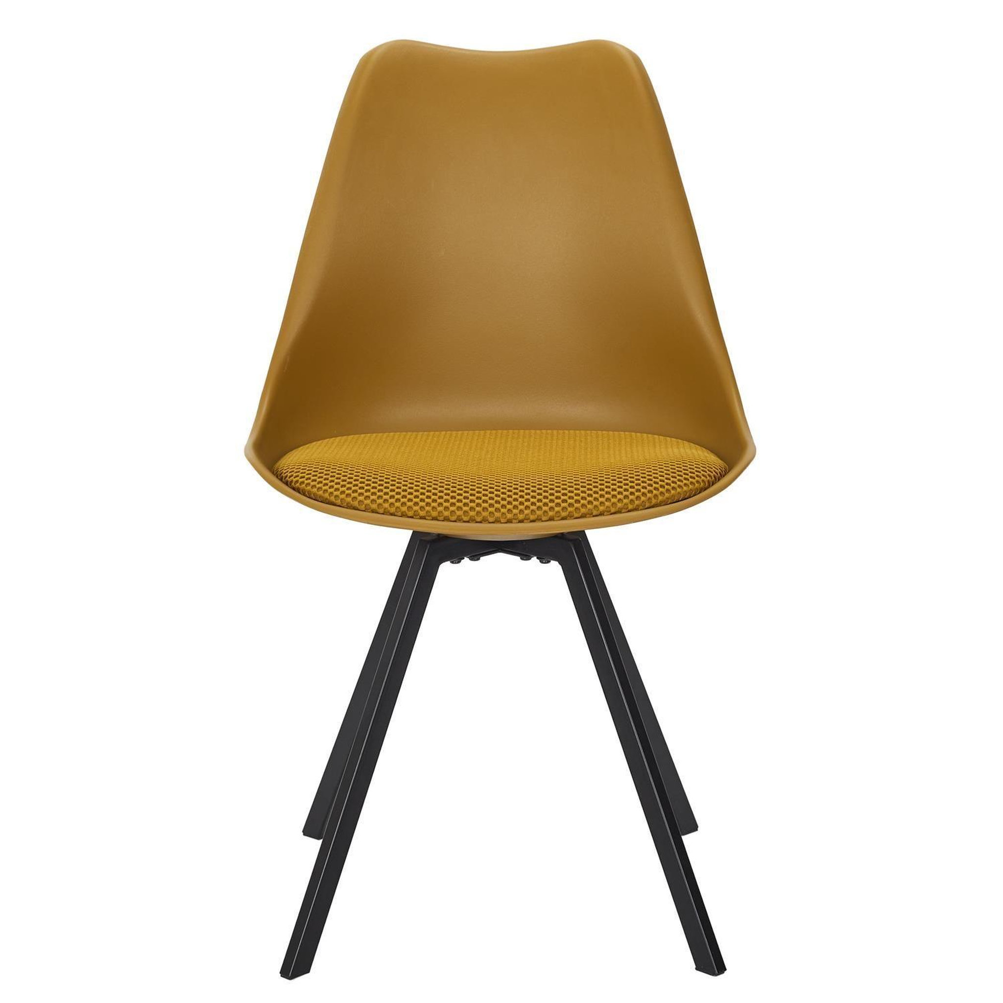 Voir la diapositive 3 : TOILINUX Lot de 4 chaises avec coussin ATOME