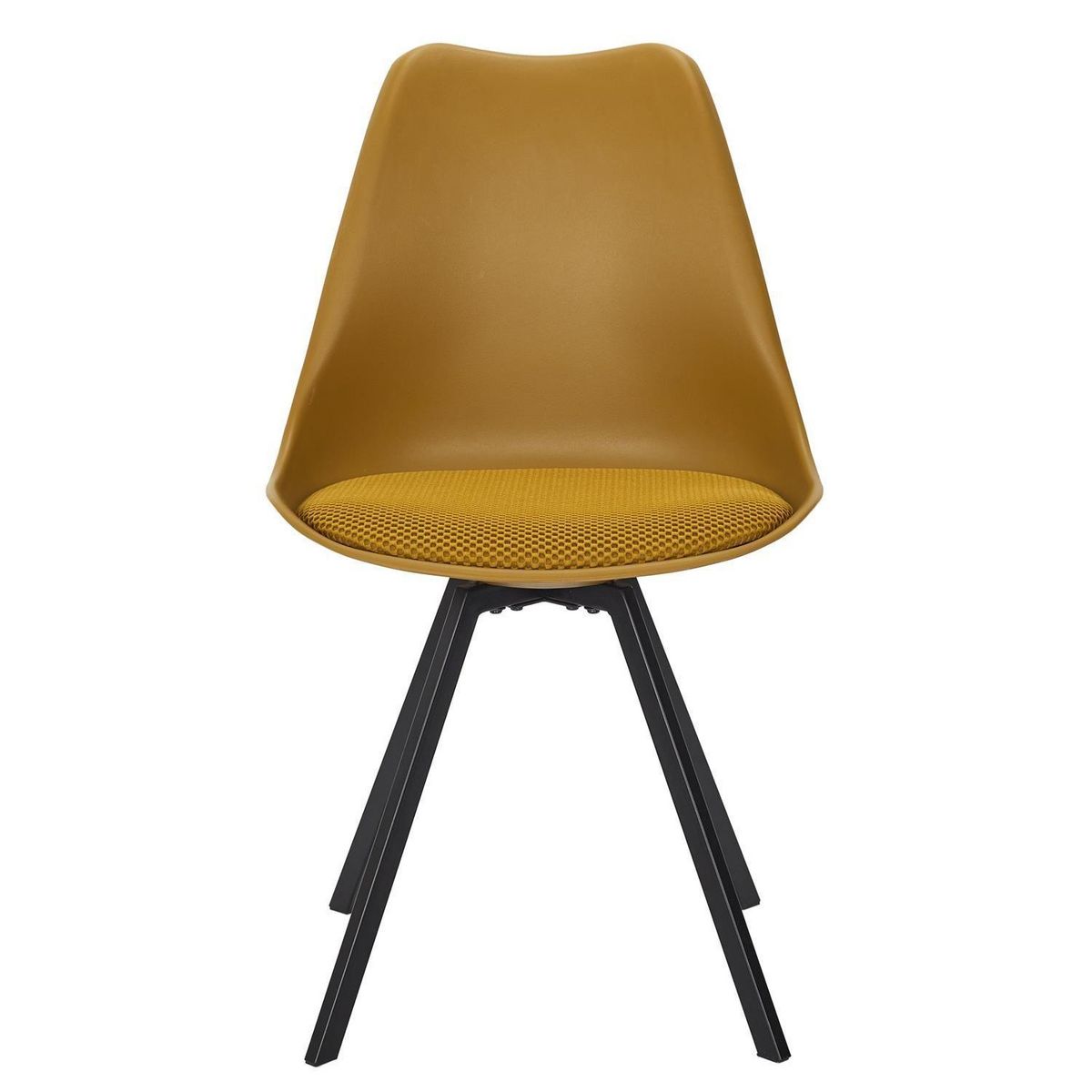 TOILINUX Lot de 4 chaises avec coussin ATOME