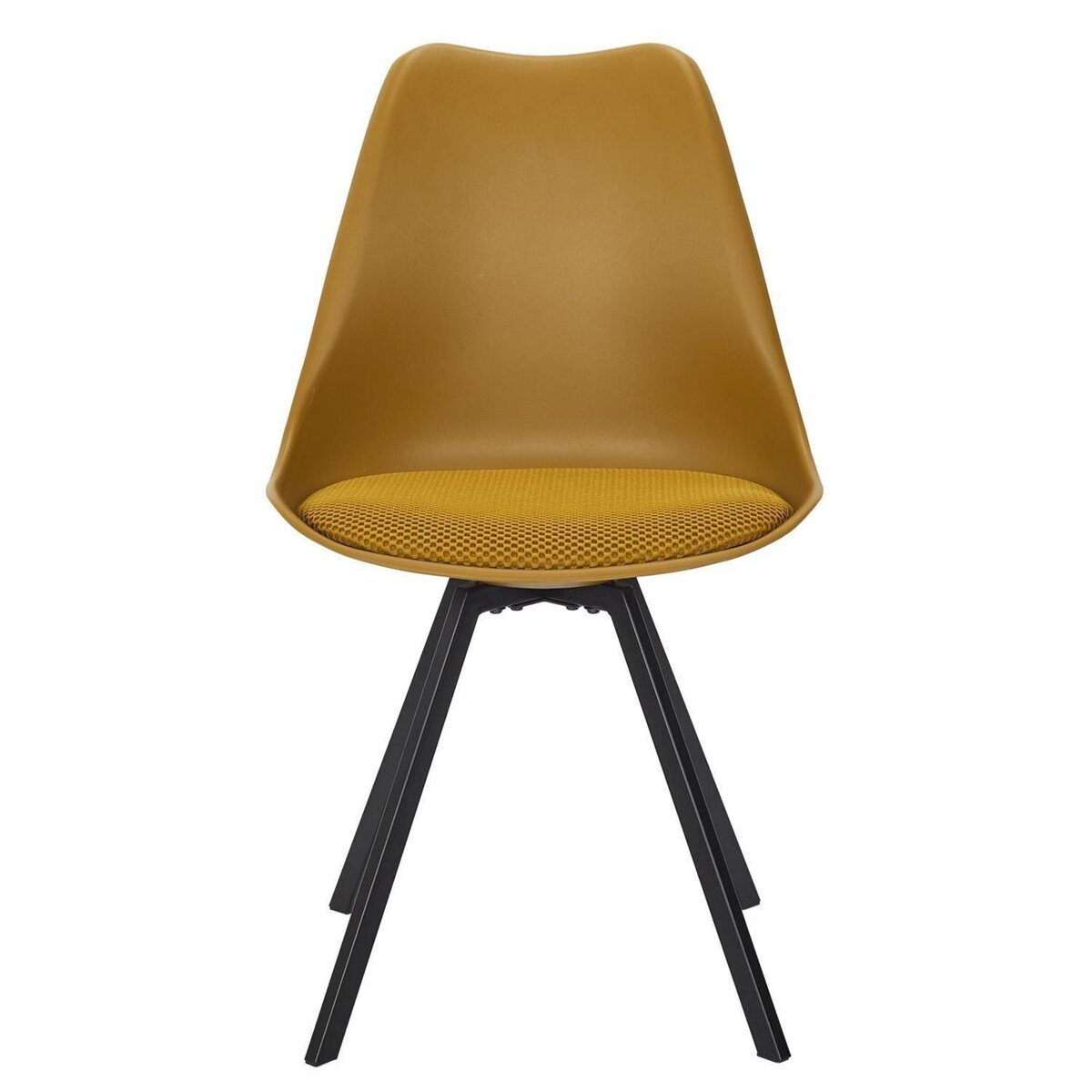 TOILINUX Lot de 4 chaises avec coussin ATOME