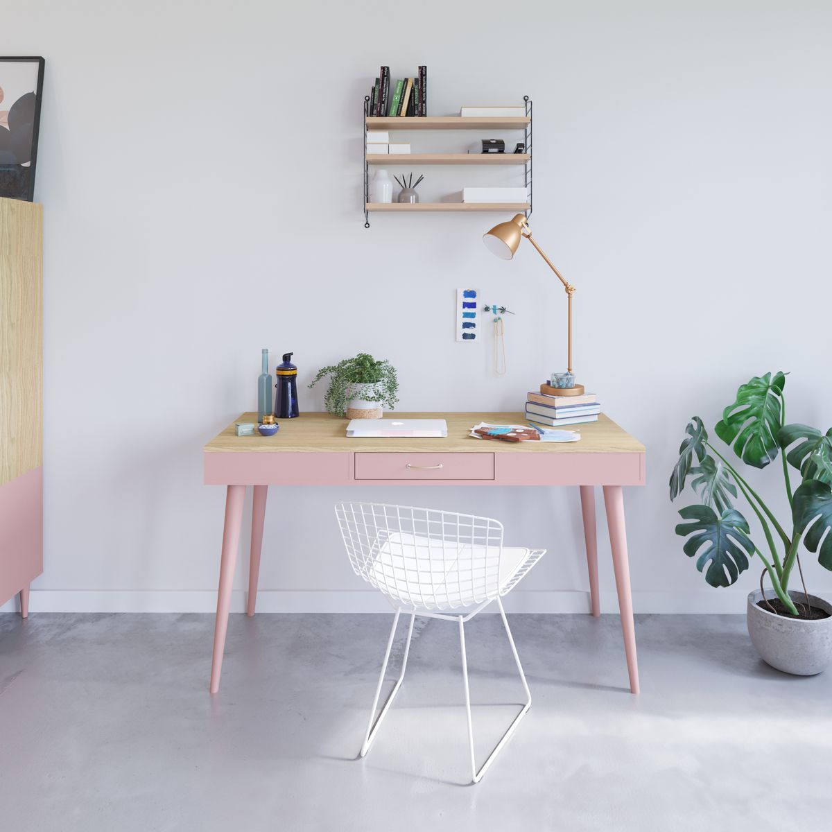 Bureau 1 tiroir L134cm PANORAMA