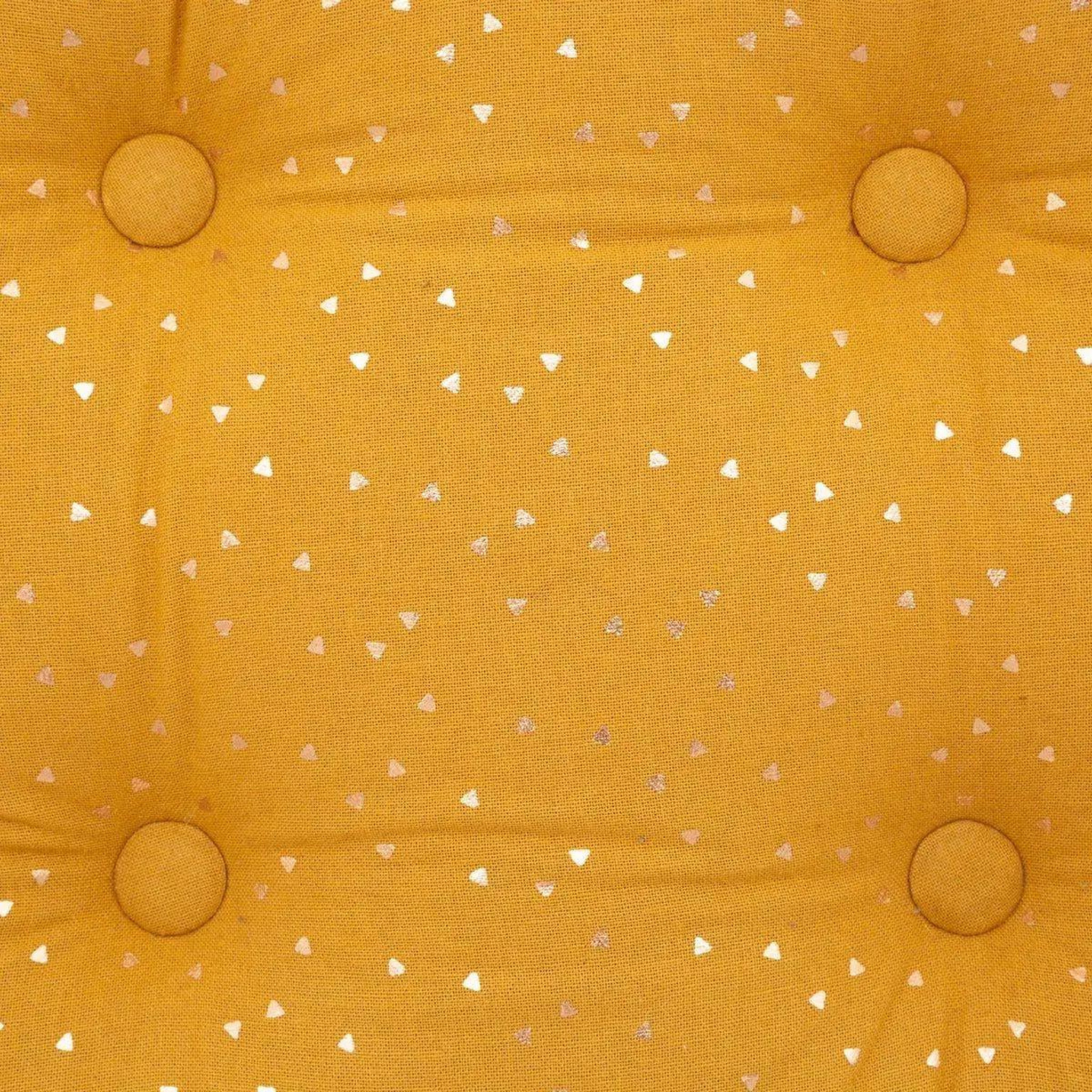 Voir la diapositive 2 : Atmosphera Kids Coussin de sol enfant  berlingot  40x40cm ocre