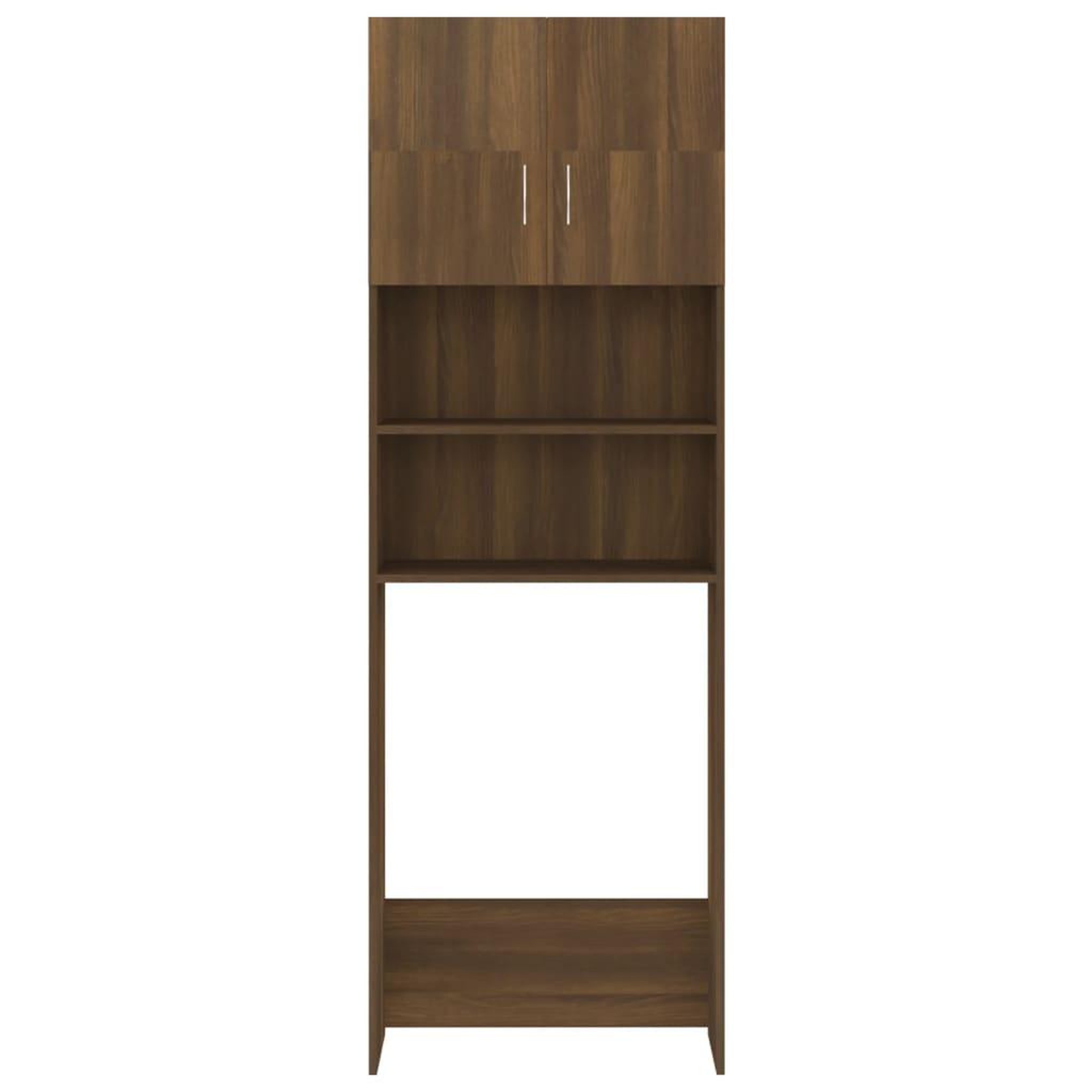 Voir la diapositive 3 : VIDAXL Meuble pour machine a laver Chene marron 64x25,5x190 cm
