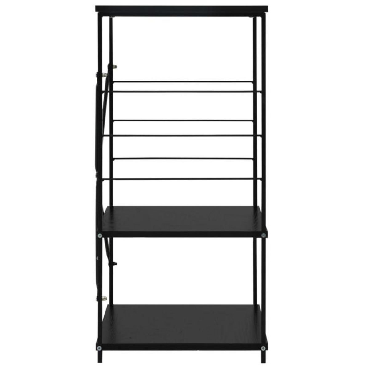 VIDAXL Armoire à four à micro ondes Noir 60x39,6x79,5 cm