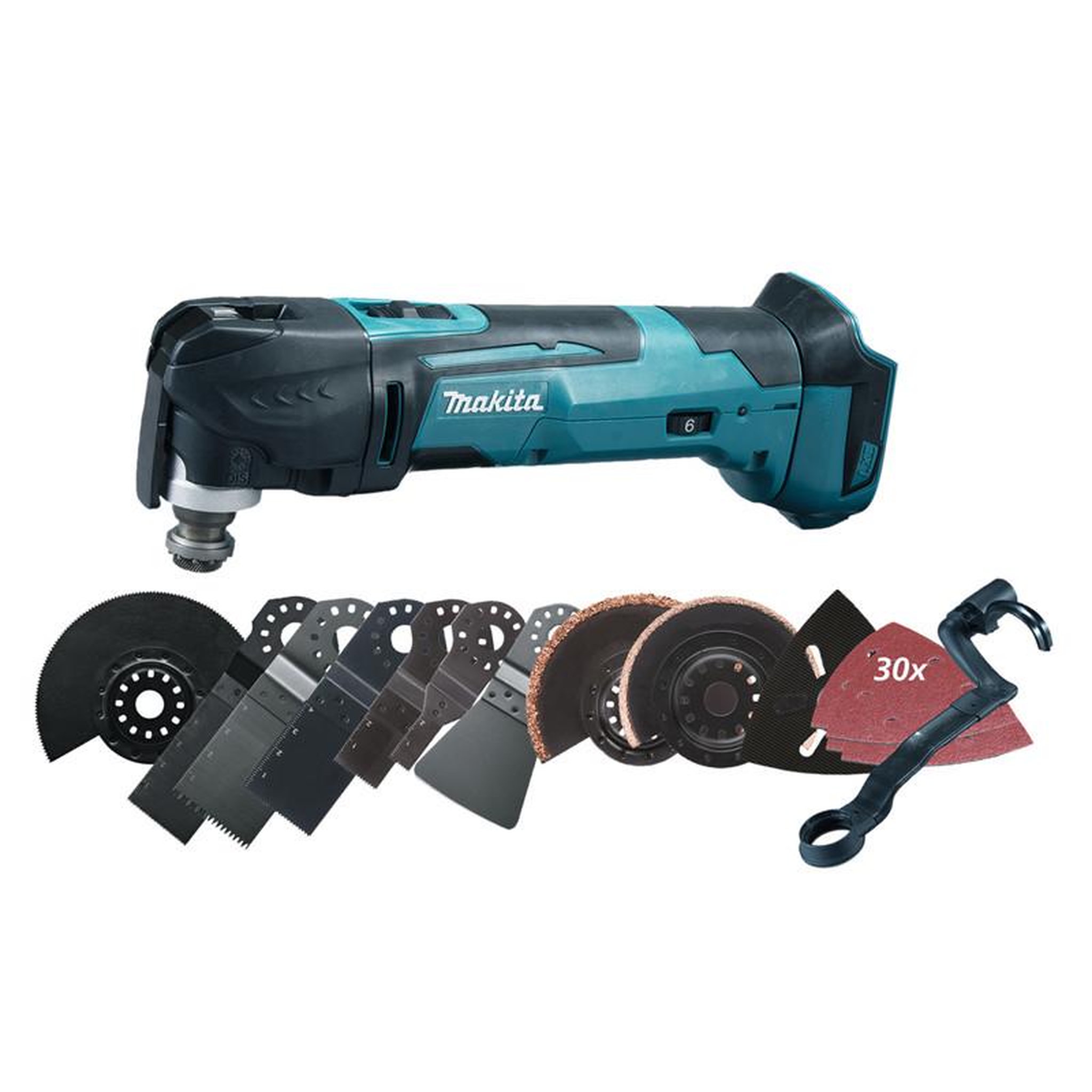 MAKITA Découpeur ponceur multifonctions 18V (sans batterie ni chargeur) + coffret MAKPAC MAKITA DTM51ZJX3