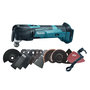 Voir la diapositive 1 : MAKITA Découpeur ponceur multifonctions 18V (sans batterie ni chargeur) + coffret MAKPAC MAKITA DTM51ZJX3
