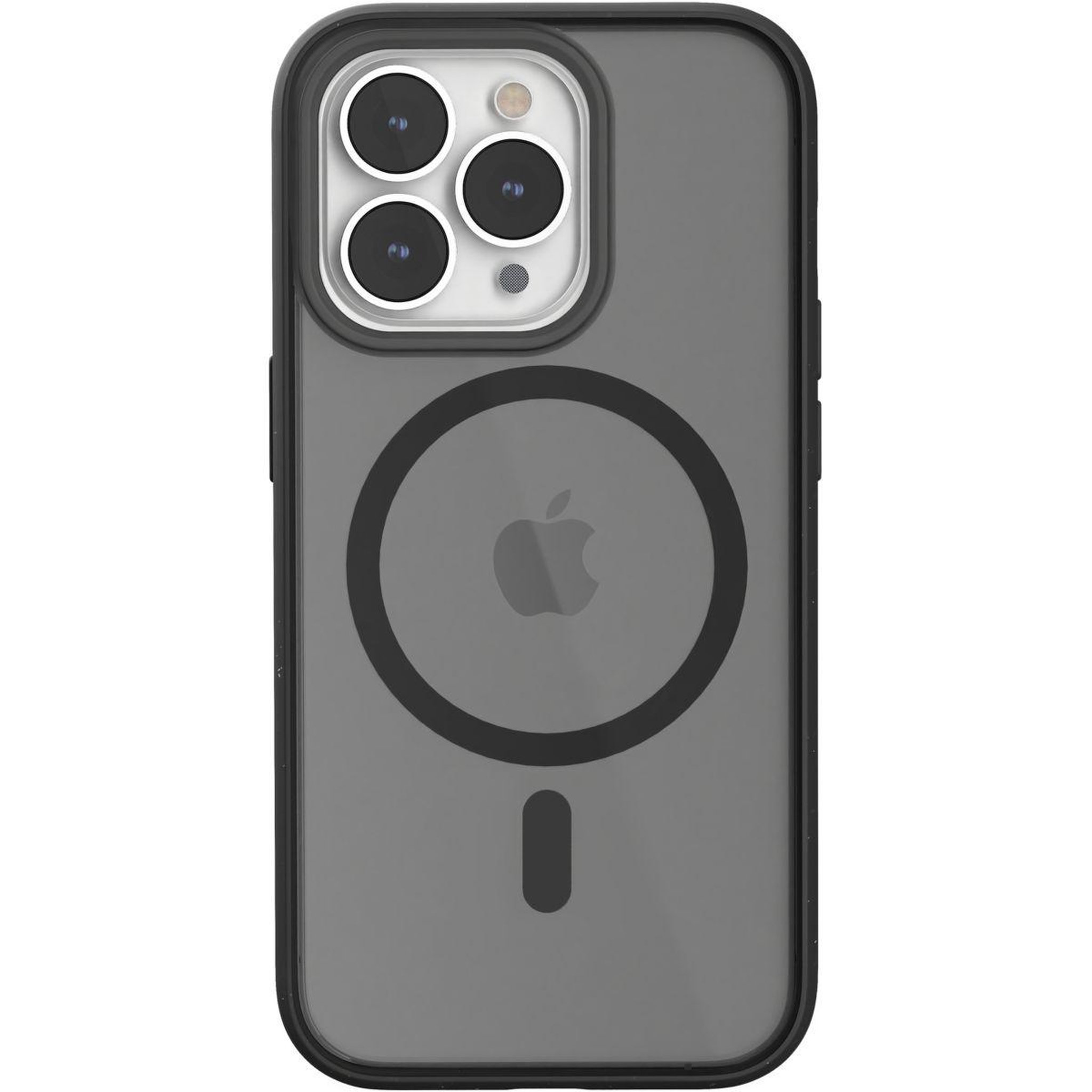 WOODCESSORIES Coque bumper iPhone 14 Plus transparent Taupe