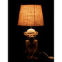 Voir la diapositive 3 : Paris Prix Lampe à Poser Design  Singe Ciment  46cm Beige