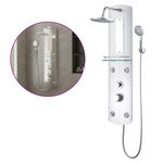 VIDAXL Panneau de douche 25x43x110 cm Argente