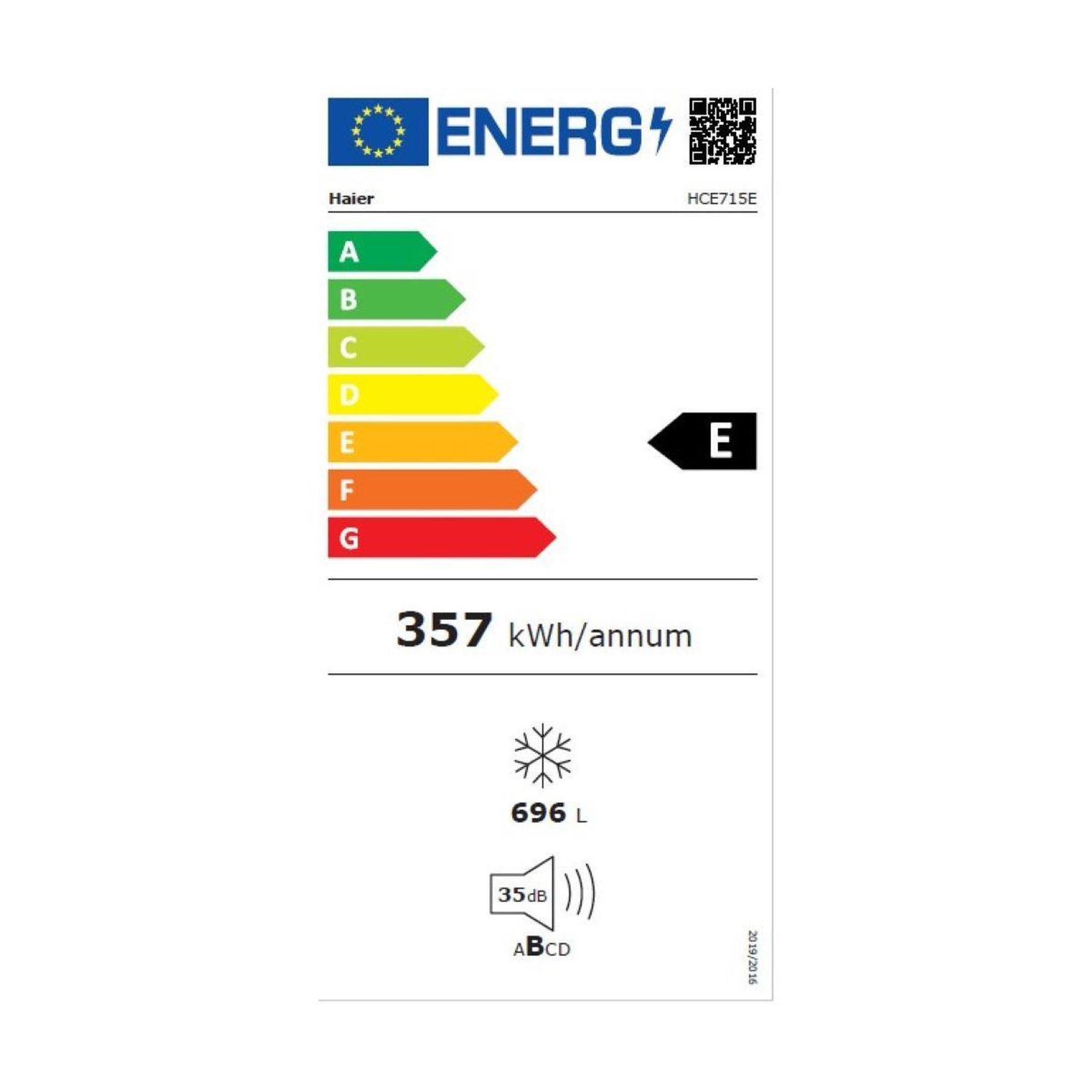 Voir la diapositive 6 : HAIER Congélateur coffre hce715e