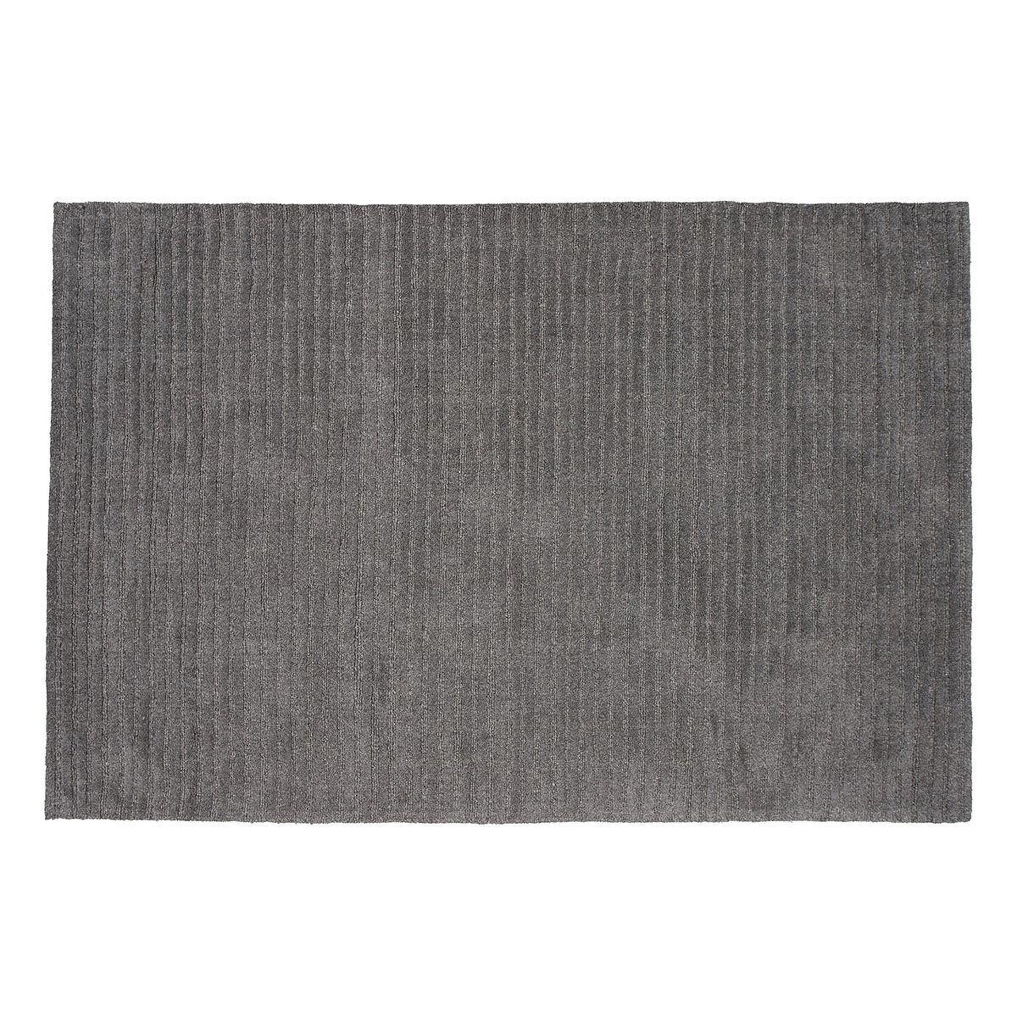 Paris Prix Tapis déco en laine  milton  162x230cm gris foncé