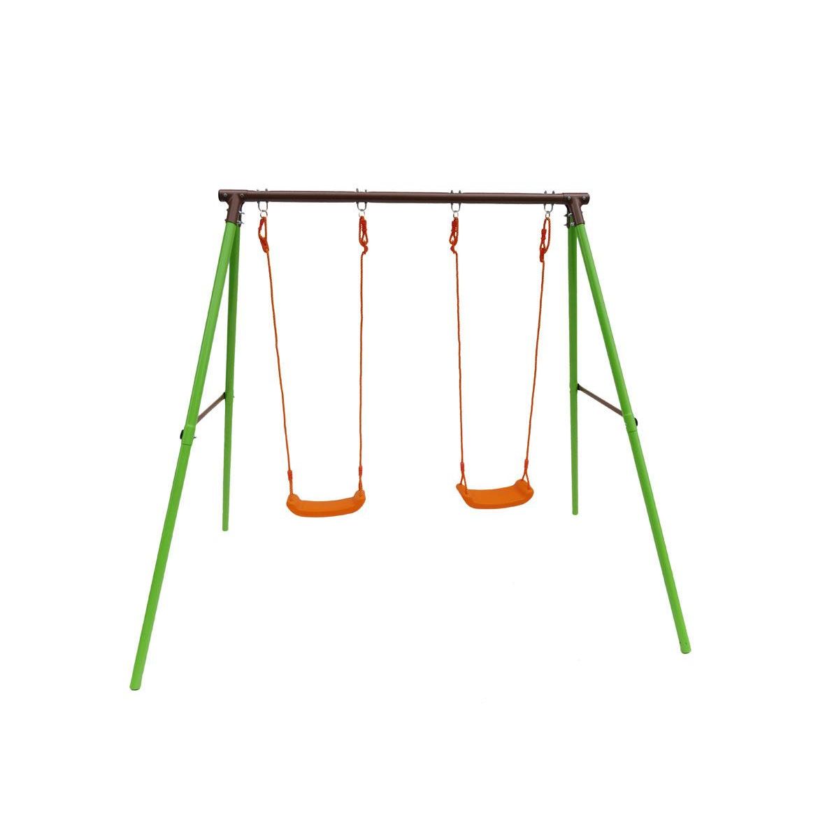 Habitat et Jardin Portique acier  Polo  - 1.95m - 2 agrès