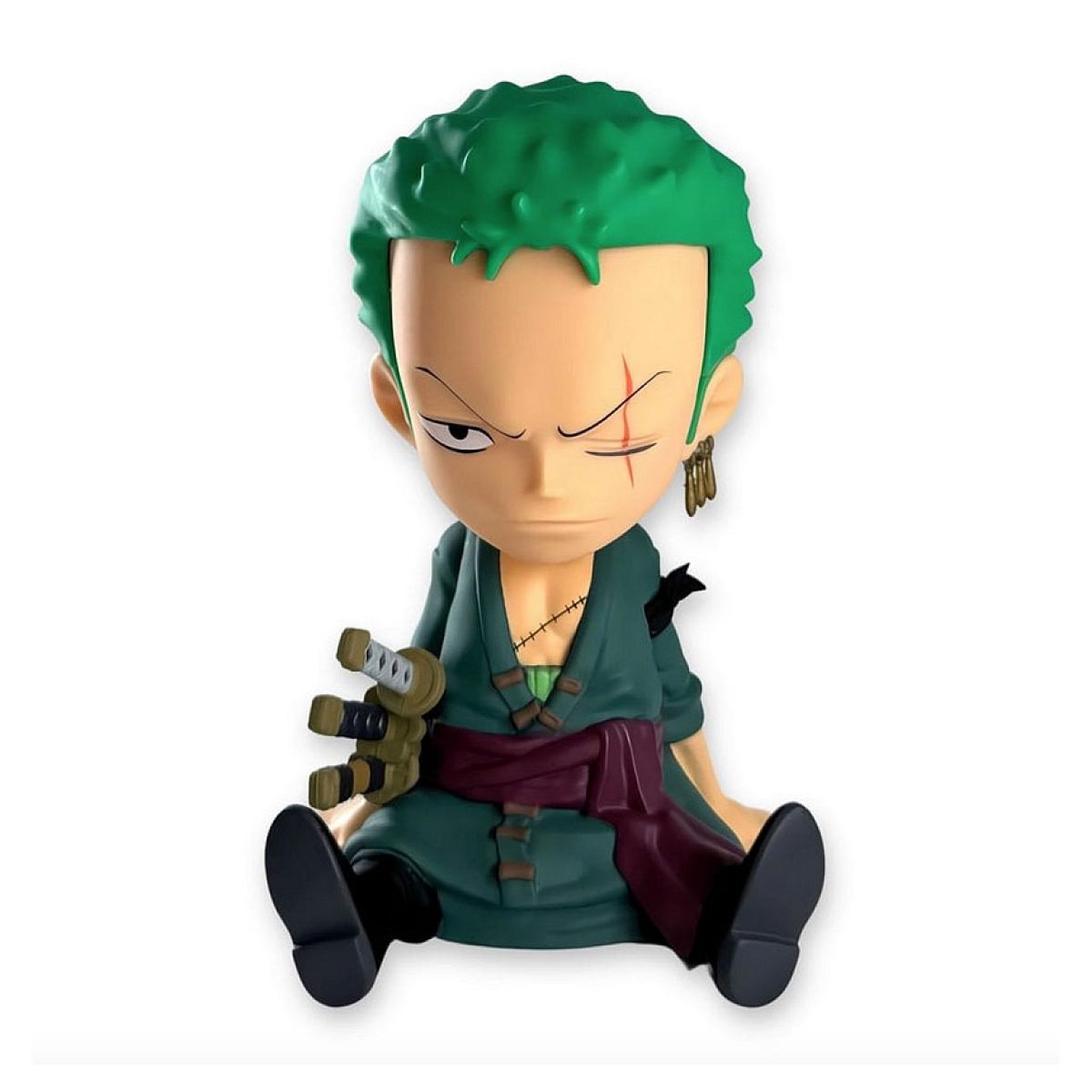 Voir la diapositive 2 : Plastoy Tirelire Zoro - One PIece