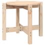 Voir la diapositive 2 : VIDAXL Table basse Ø 52,5x45 cm Bois massif de pin