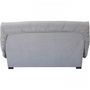 Voir la diapositive 6 : MARKET24 Banquette clic clac 3 places - Matelas 17 cm - Tissu gris clair - L199 x P96 x H103 cm - CHLoe
