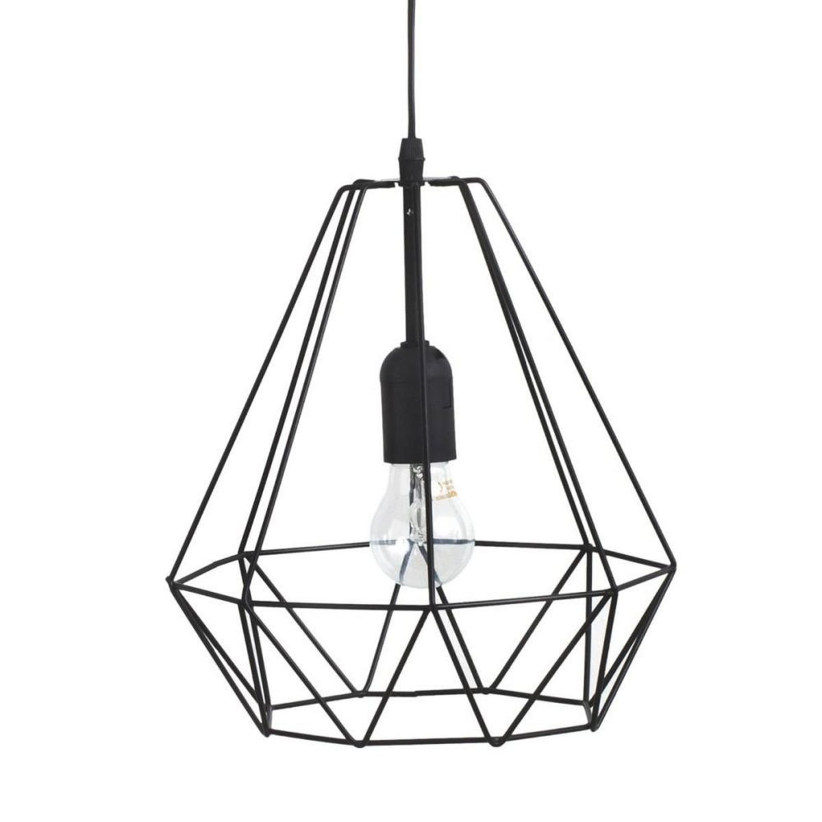 ATMOSPHERA Suspension métal filaire D26 noir