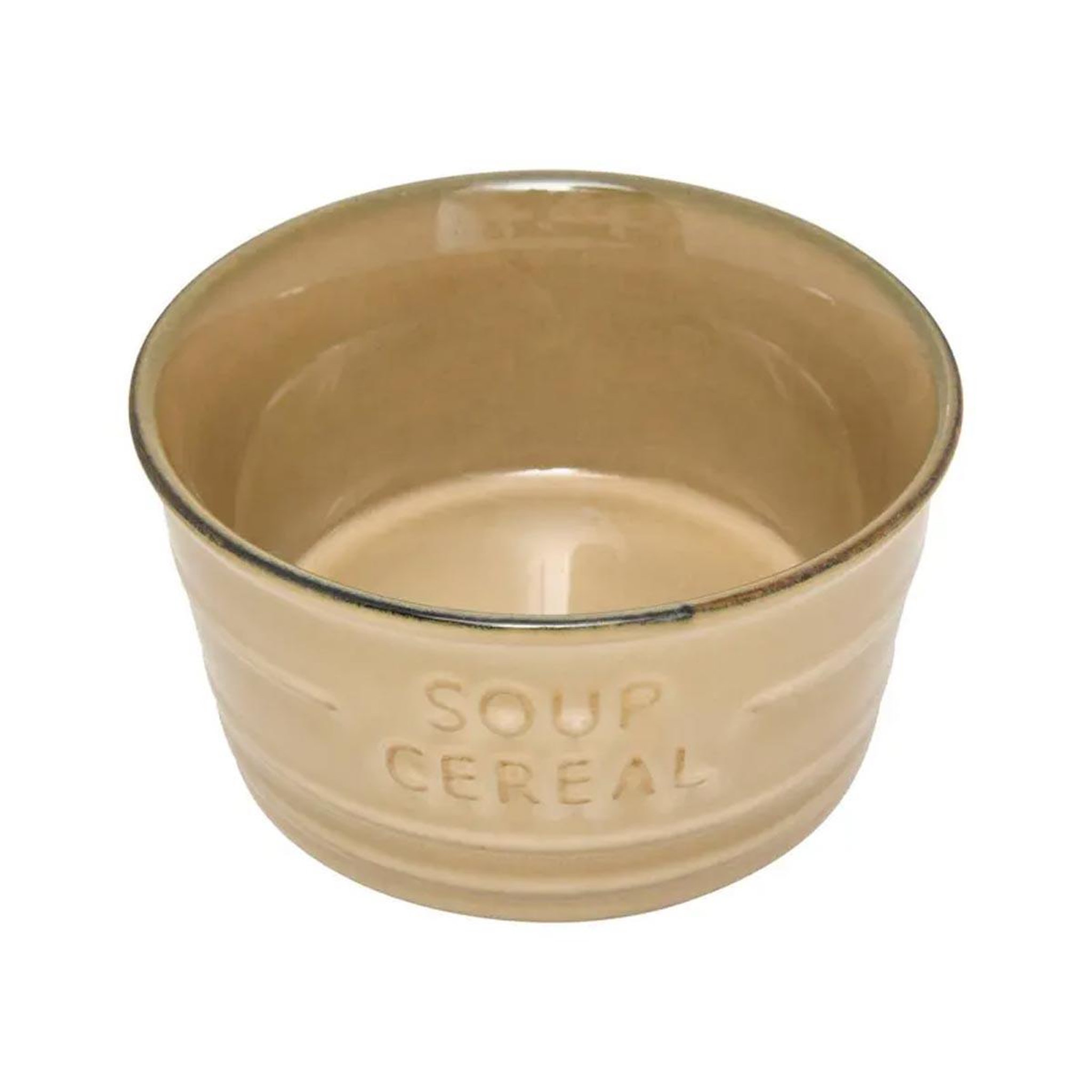 Voir la diapositive 2 : SECRET DE GOURMET Lot de 6 bols en faïence  joel  50cl beige
