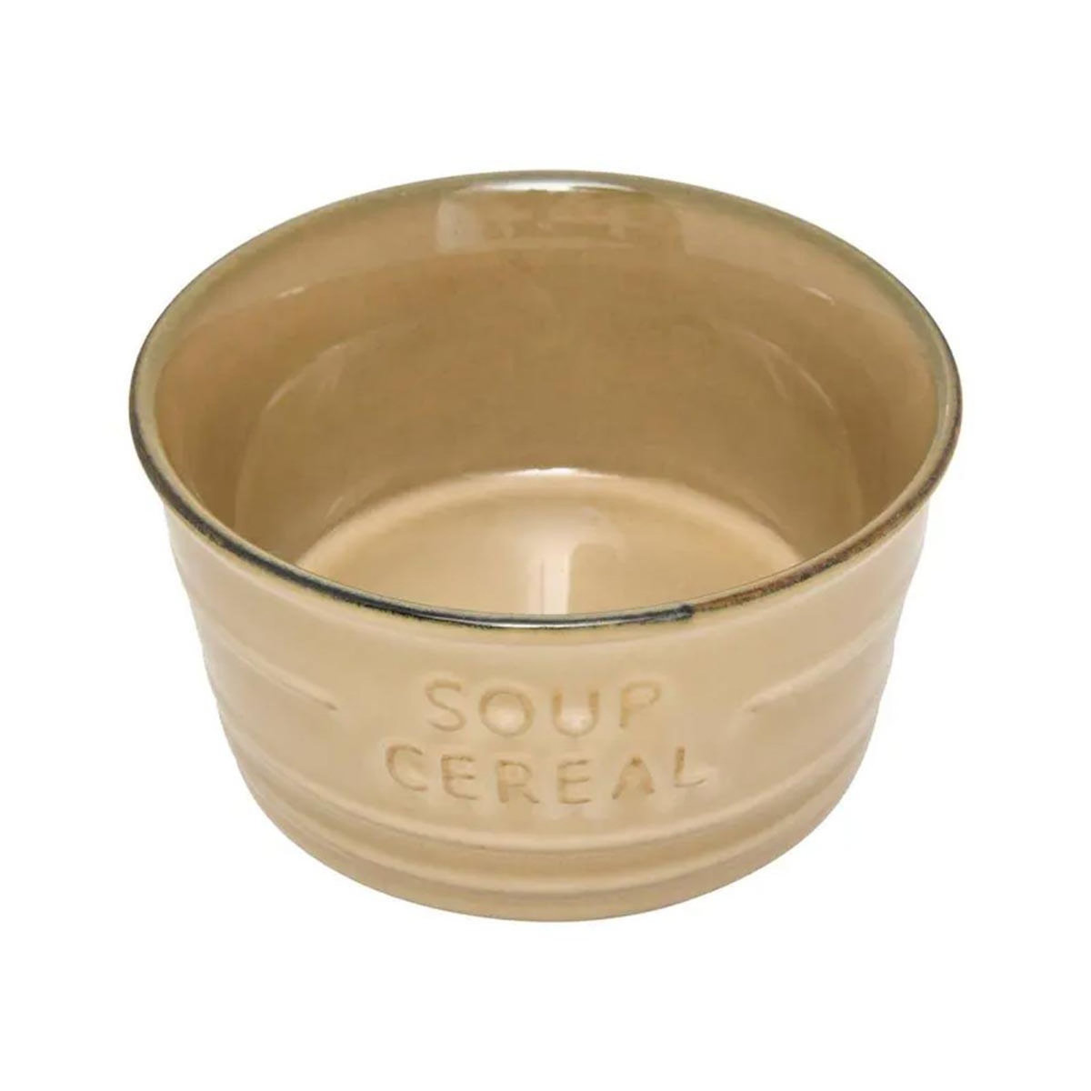 SECRET DE GOURMET Lot de 6 Bols en Faïence  Joel  50cl Beige