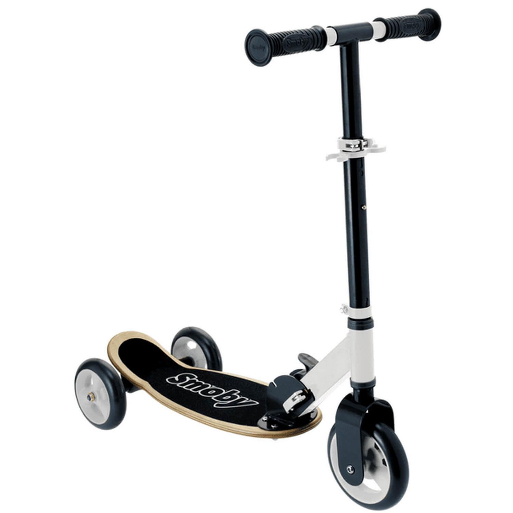 Voir la diapositive 1 : SMOBY Patinette 3 roues Pliable en bois