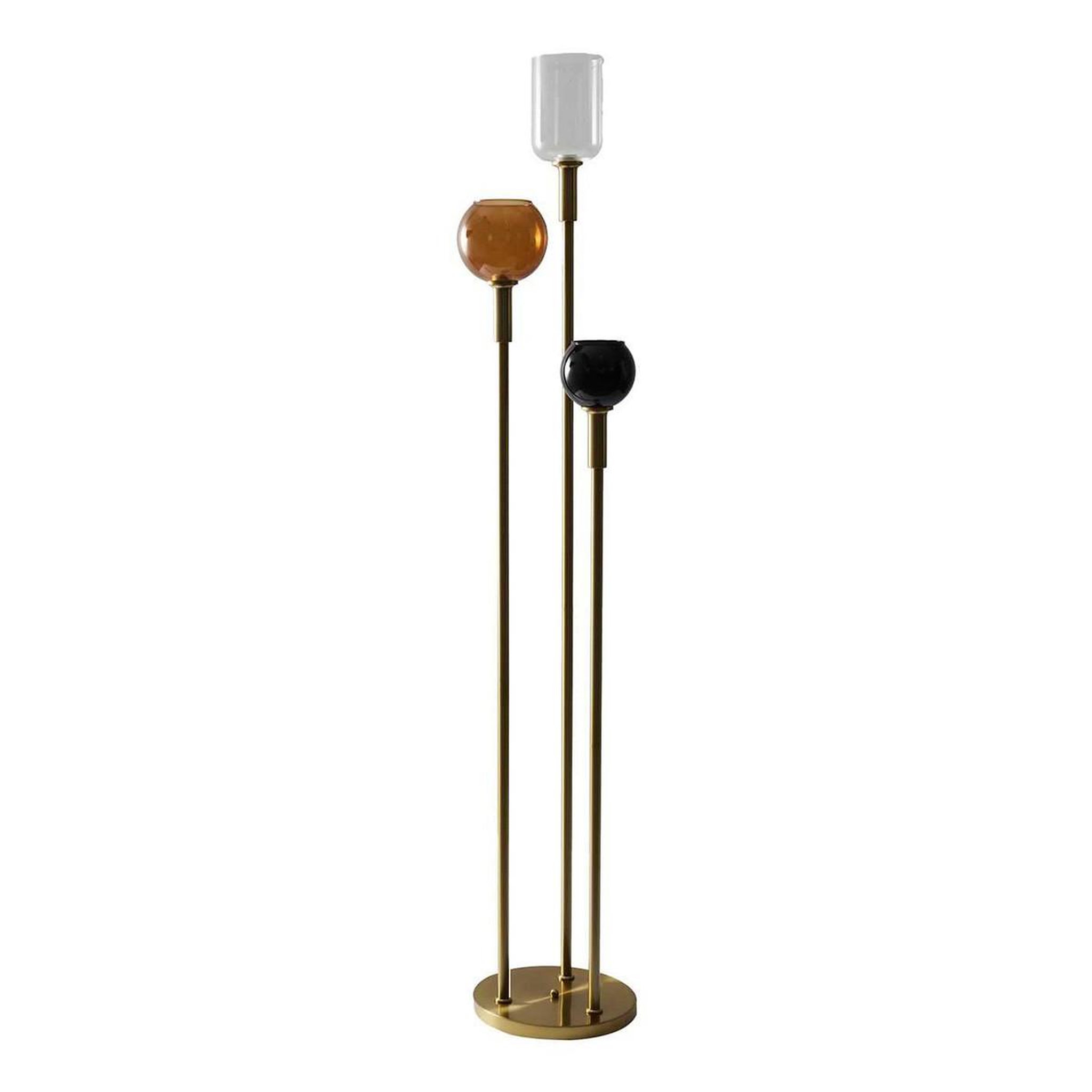 The Home Deco Factory Lampadaire Design  Tripod  150cm Multicolore
