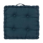 ATMOSPHERA Coussin de Sol  Dorian  40x40cm Bleu Égéen