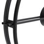 Voir la diapositive 4 : VIDAXL Horloge murale Noir 52 cm Fer