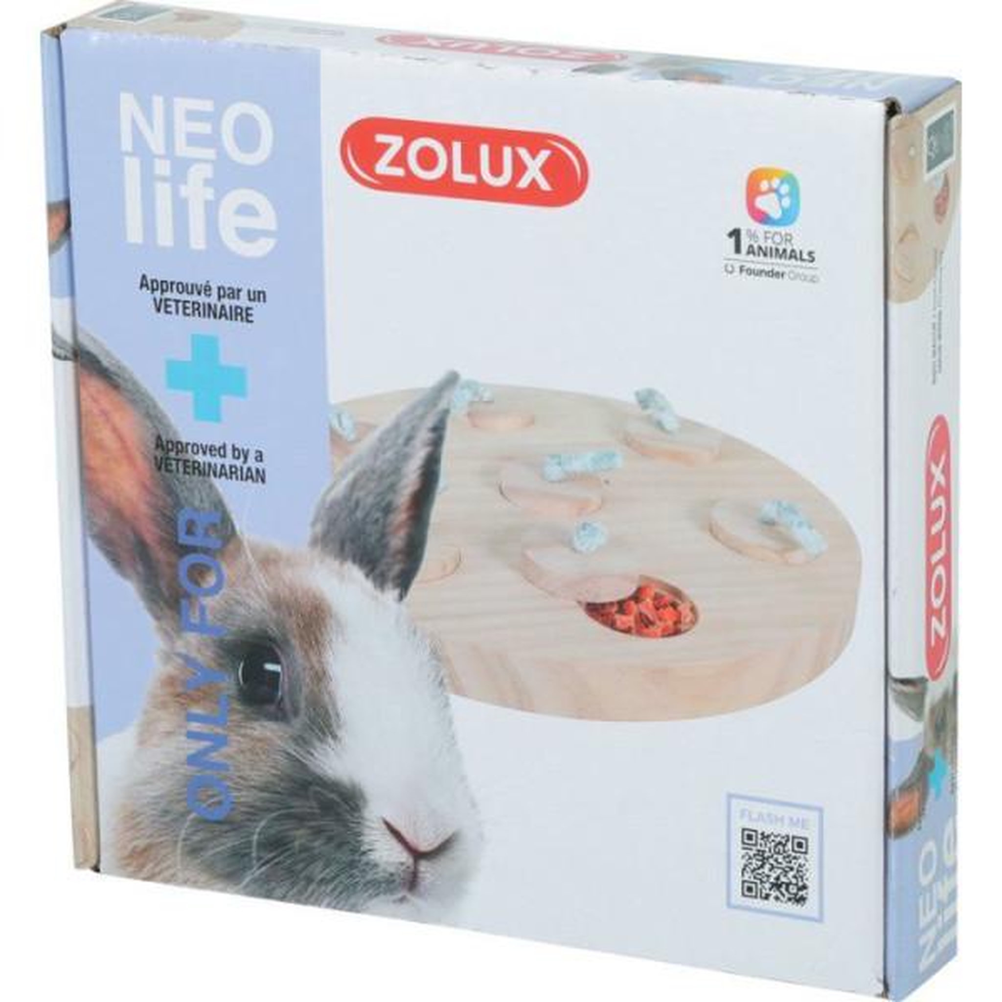 Voir la diapositive 5 : Zolux Plateau pour friandises en bois - ZOLUX - Jeu d'occupation - Stimule et réduit l'ennui - Néolife