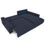 Voir la diapositive 4 : LISA DESIGN Pivoine - canapé d'angle 4 places réversible convertible avec 2 coffres en velours côtelé