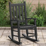 Voir la diapositive 1 : VIDAXL Chaise a bascule enfants noir bois de peuplier massif