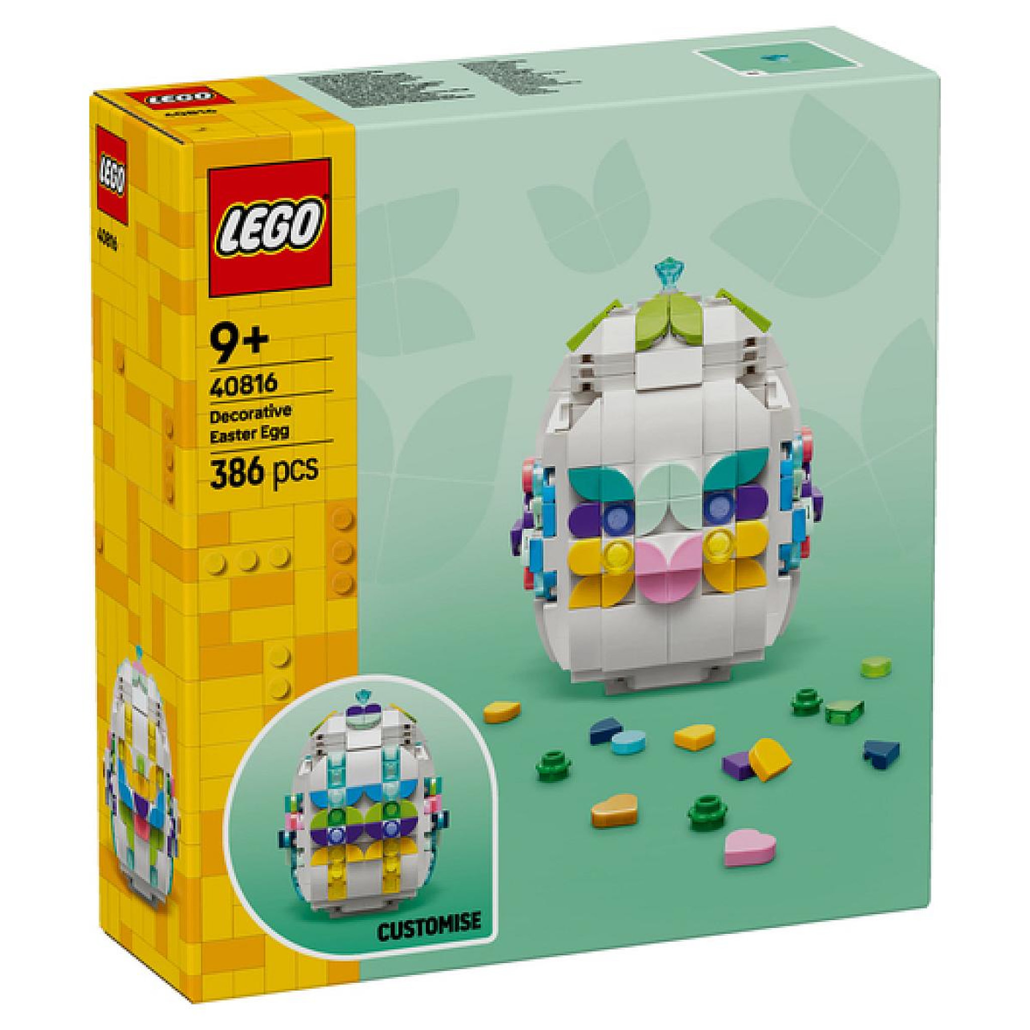 Voir la diapositive 4 : LEGO 40816 L'œuf de Pâques décoratif ® Iconic