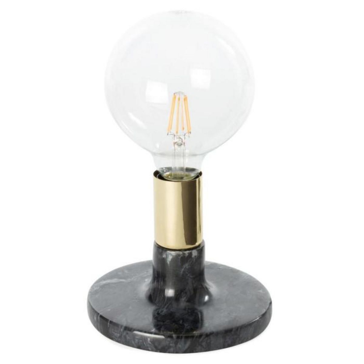 Paris Prix Lampe à Poser en Marbre  Mrs Glow  16cm Noir