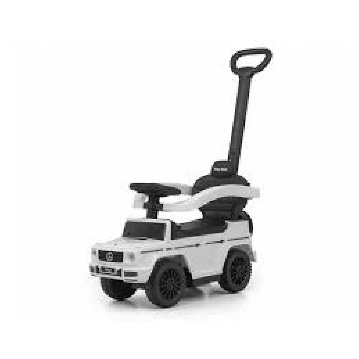 MILLY MALLY Porteur avec barre de poussée MERCEDES G350D Blanc