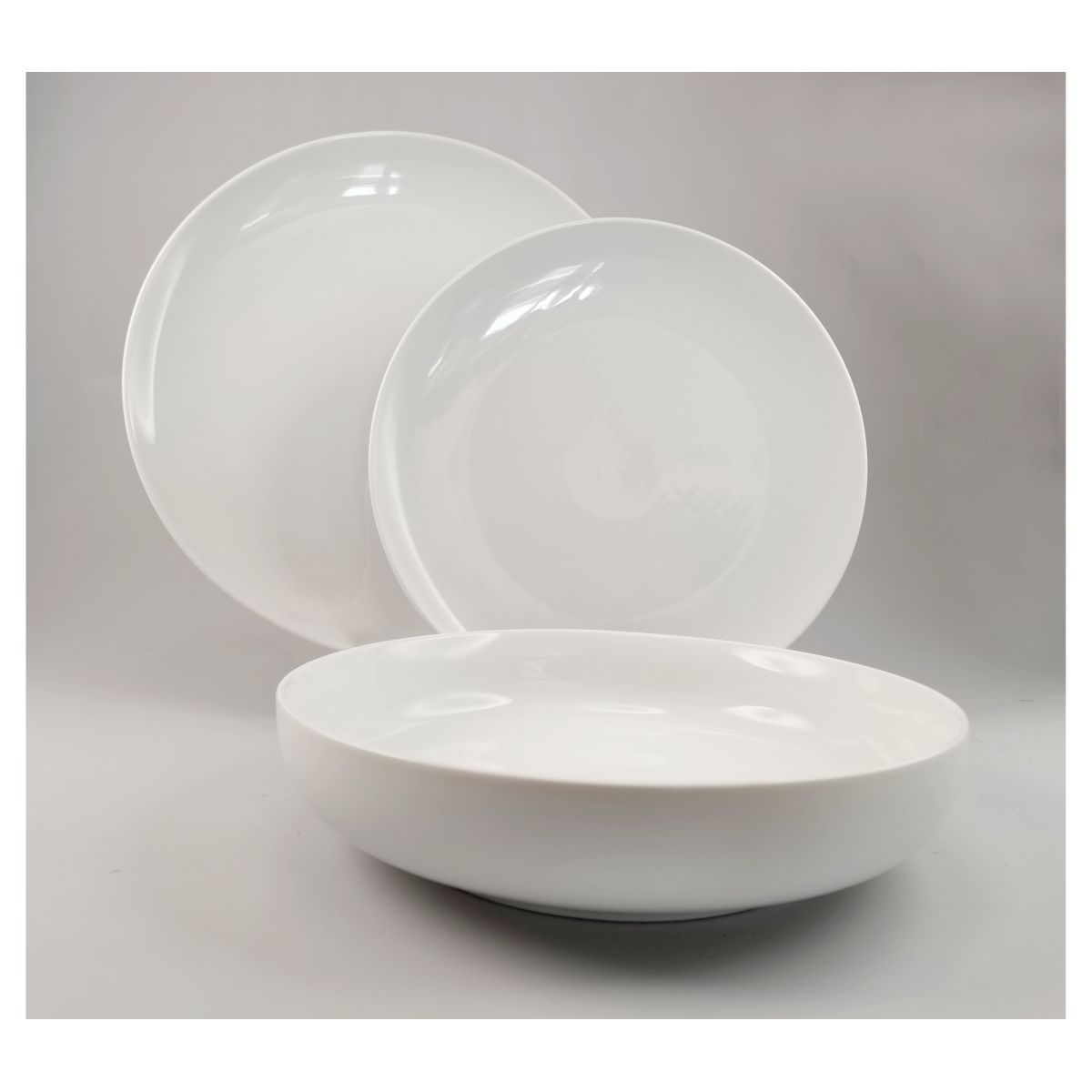 ACTUEL Service vaisselle 18 pièces en porcelaine