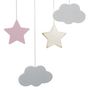 Voir la diapositive 3 : Atmosphera Kids Suspension Enfant  Lune  43cm Multicolore