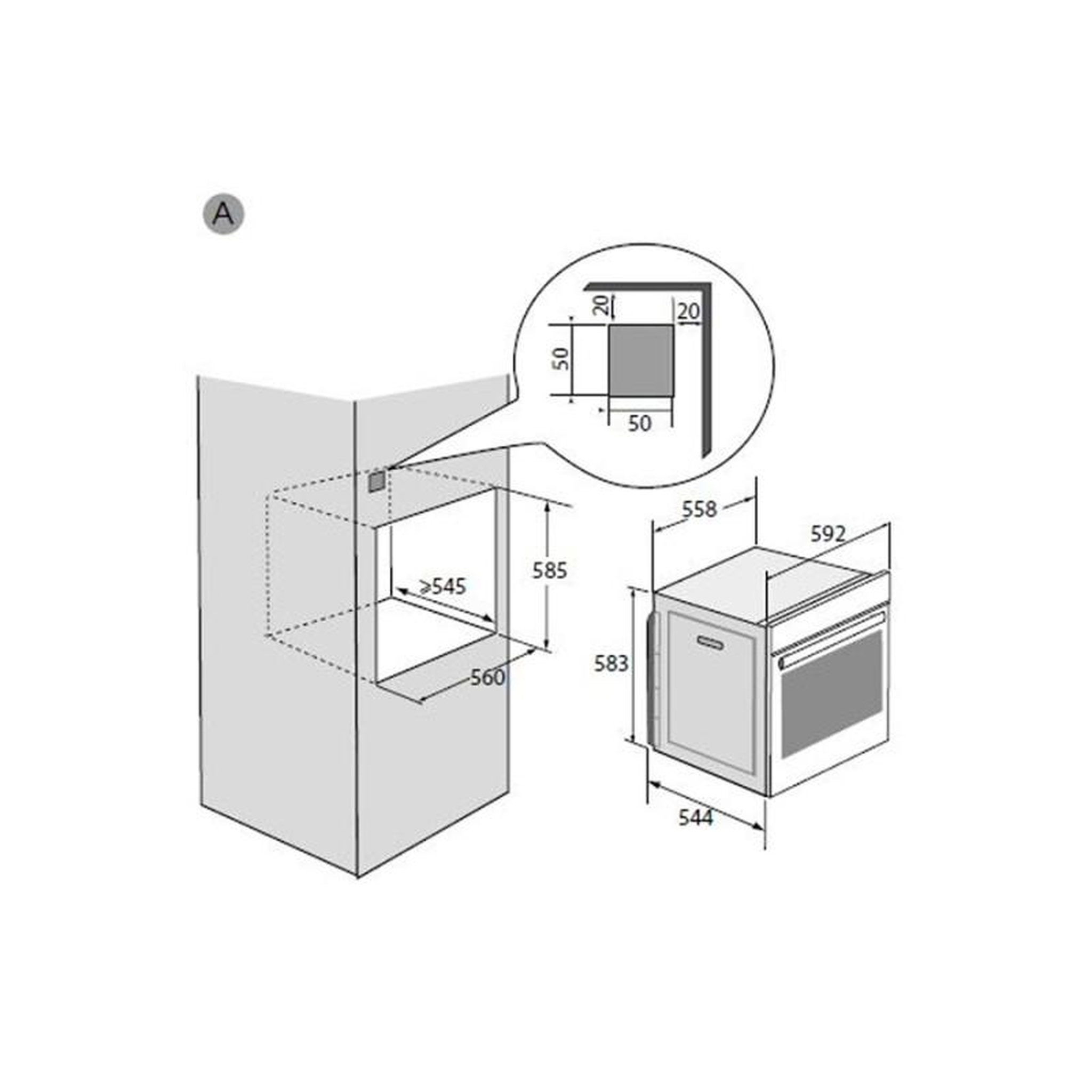 Voir la diapositive 5 : Sauter Four Sauter SFP6626LB