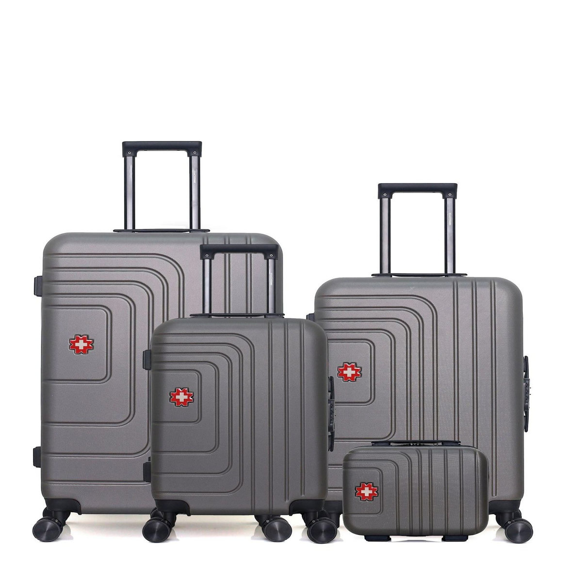 SWISS KOPPER SWISS KOPPER - LOT DE 4 - Valises grand format, weekend, cabine et vanity RUTI