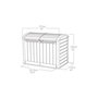 Voir la diapositive 4 : Keter Keter Coffre de rangement KETER Store-It-out Ultra, coffre de jardin résistant aux intempéries, Beige - 2000L - 177x113x134 cm