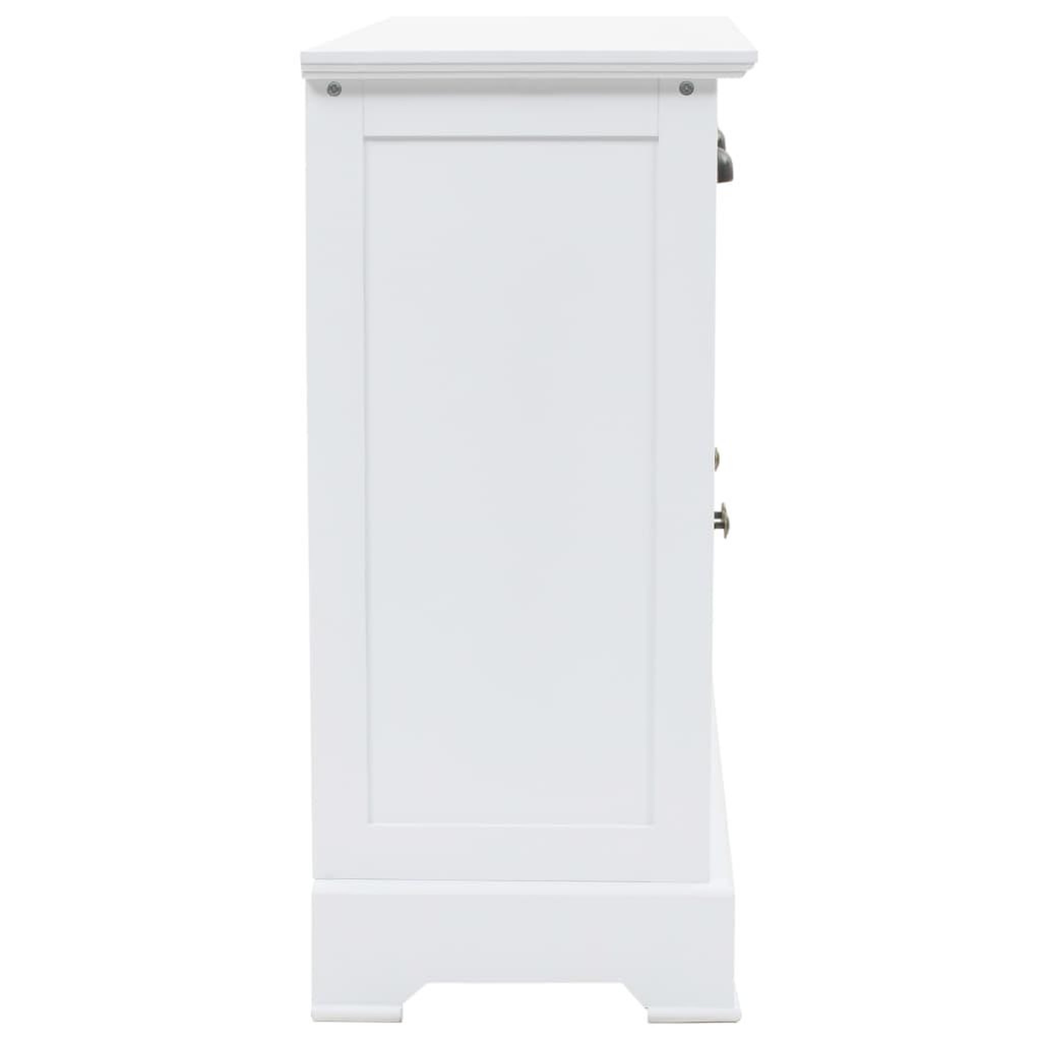 Voir la diapositive 3 : VIDAXL Buffet avec 3 portes mdf et bois de pin 105x35x77,5 cm