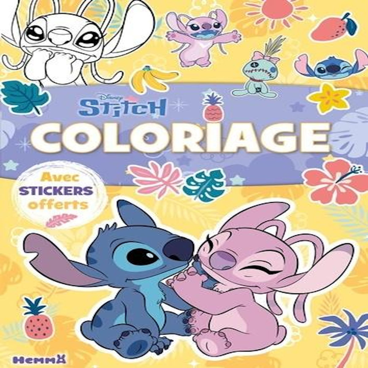 DISNEY STITCH (STITCH ET ANGEL BISOU). AVEC STICKERS OFFERTS, Disney