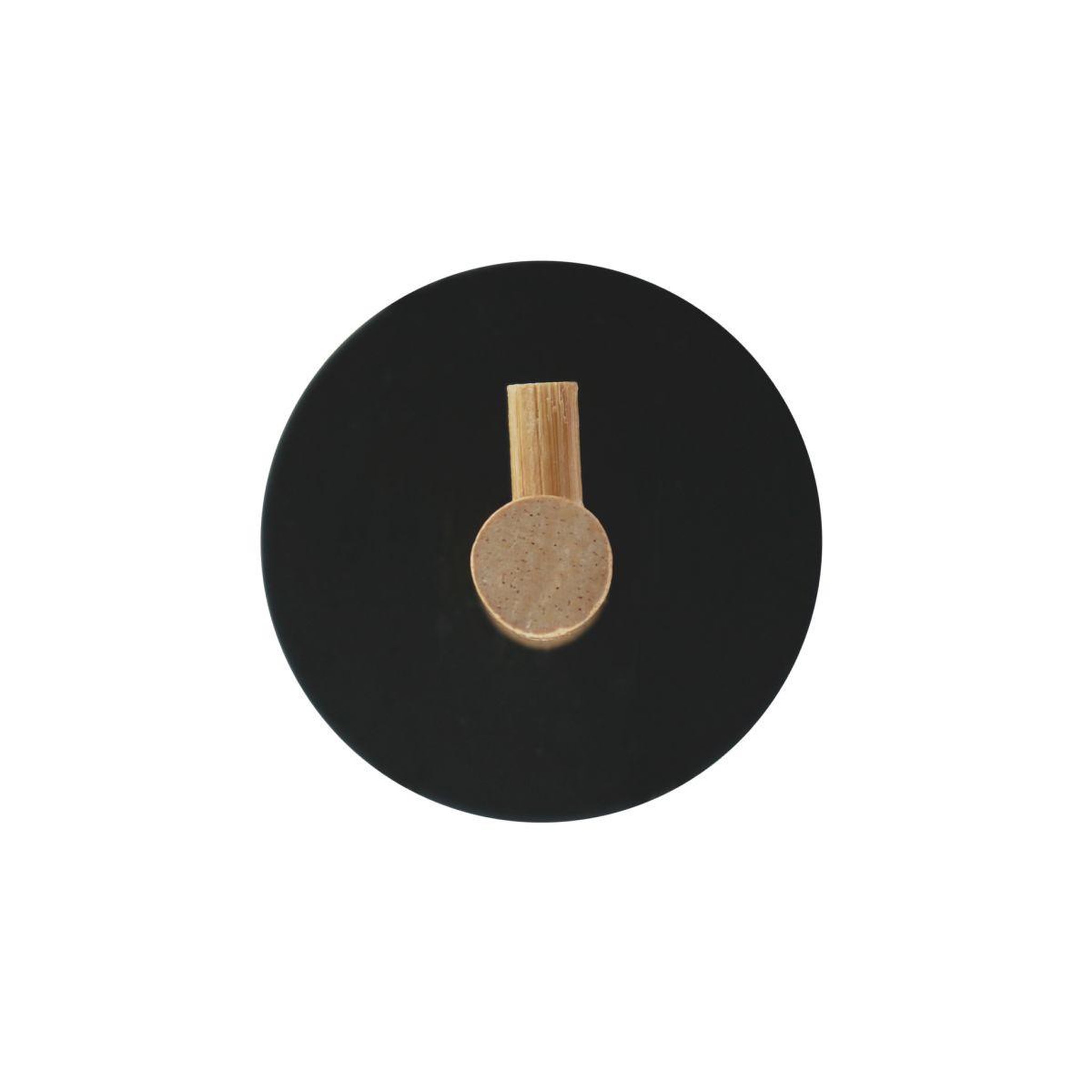 Voir la diapositive 2 : Douceur d'Intérieur Lot de 2 patères adhésives en métal  fixeo  5cm noir