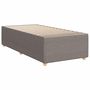 Voir la diapositive 3 : VIDAXL Cadre de lit sans matelas taupe 90x190 cm tissu