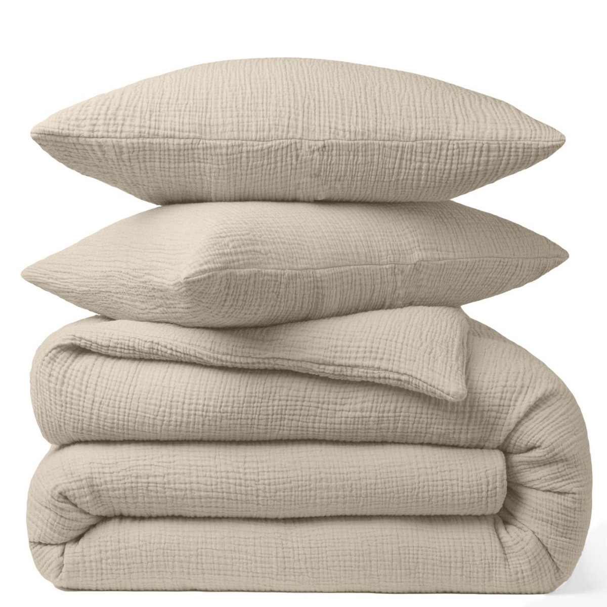 BATON ROUGE Taie d'oreiller 100% gaze de coton