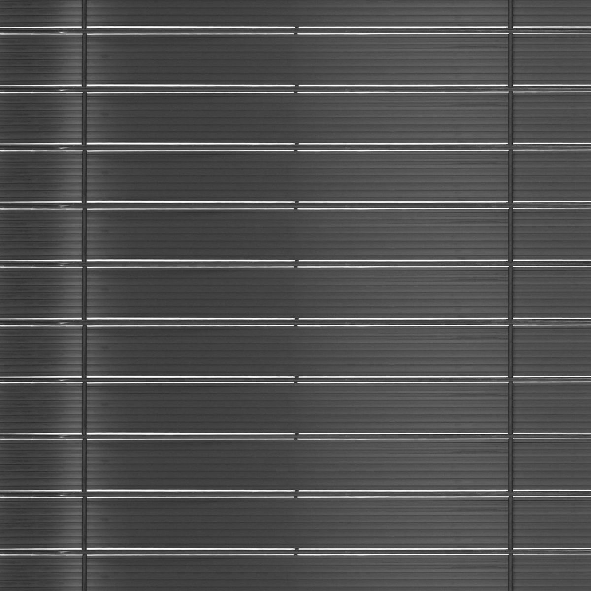 ID MARKET Kit de lamelles occultantes PVC grises L.60 M pour panneau grillagé