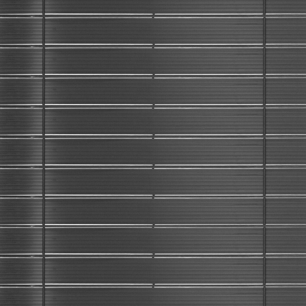 ID MARKET Kit de lamelles occultantes PVC grises L.60 M pour panneau grillagé