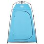 Voir la diapositive 5 : VIDAXL Tente d'intimite bleu liberation rapide impermeable