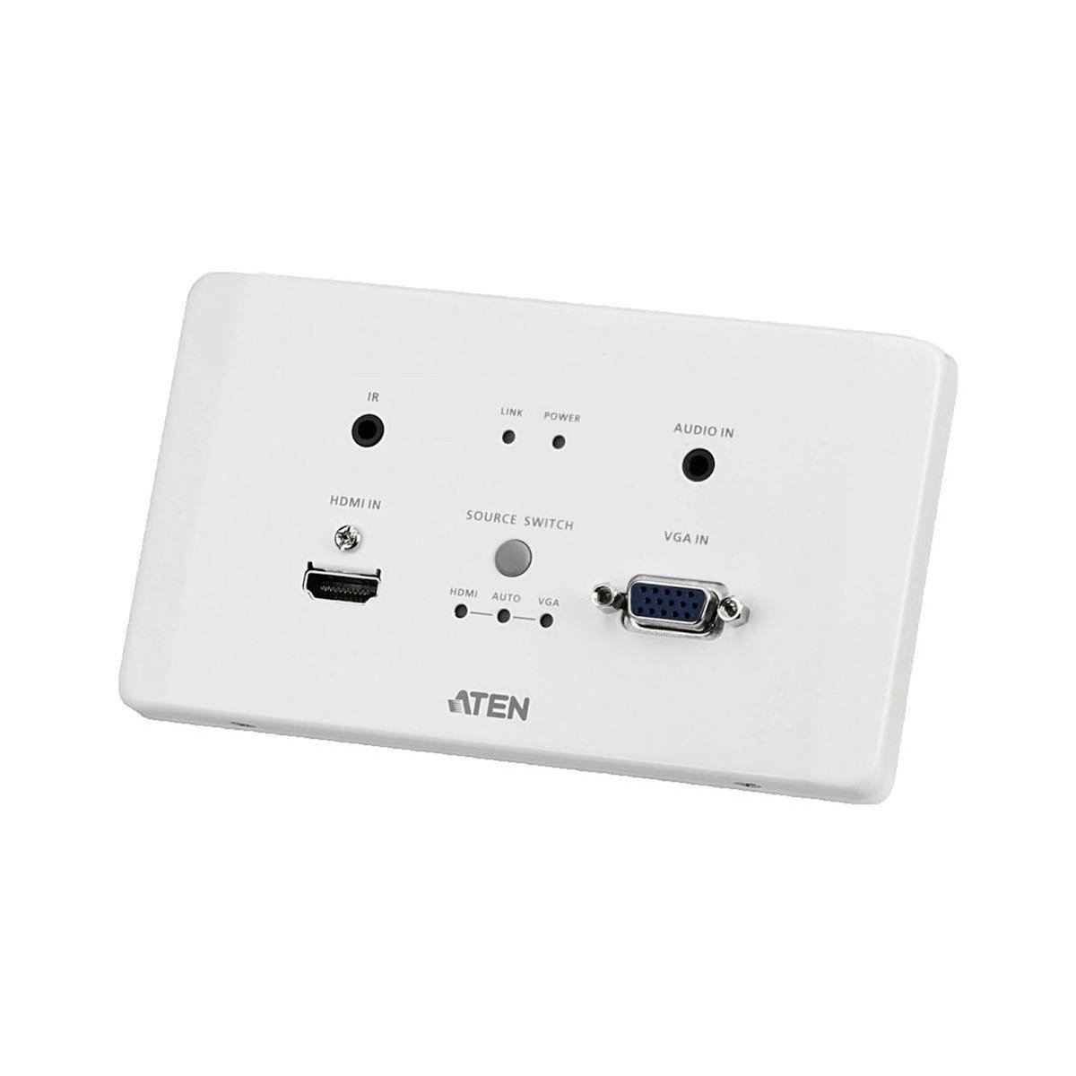Aten Émetteur HDMI et VGA HDBaseT ATEN VE2812AEUT blanc