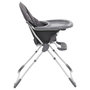 Voir la diapositive 4 : VIDAXL Chaise haute pour bebe Gris et blanc