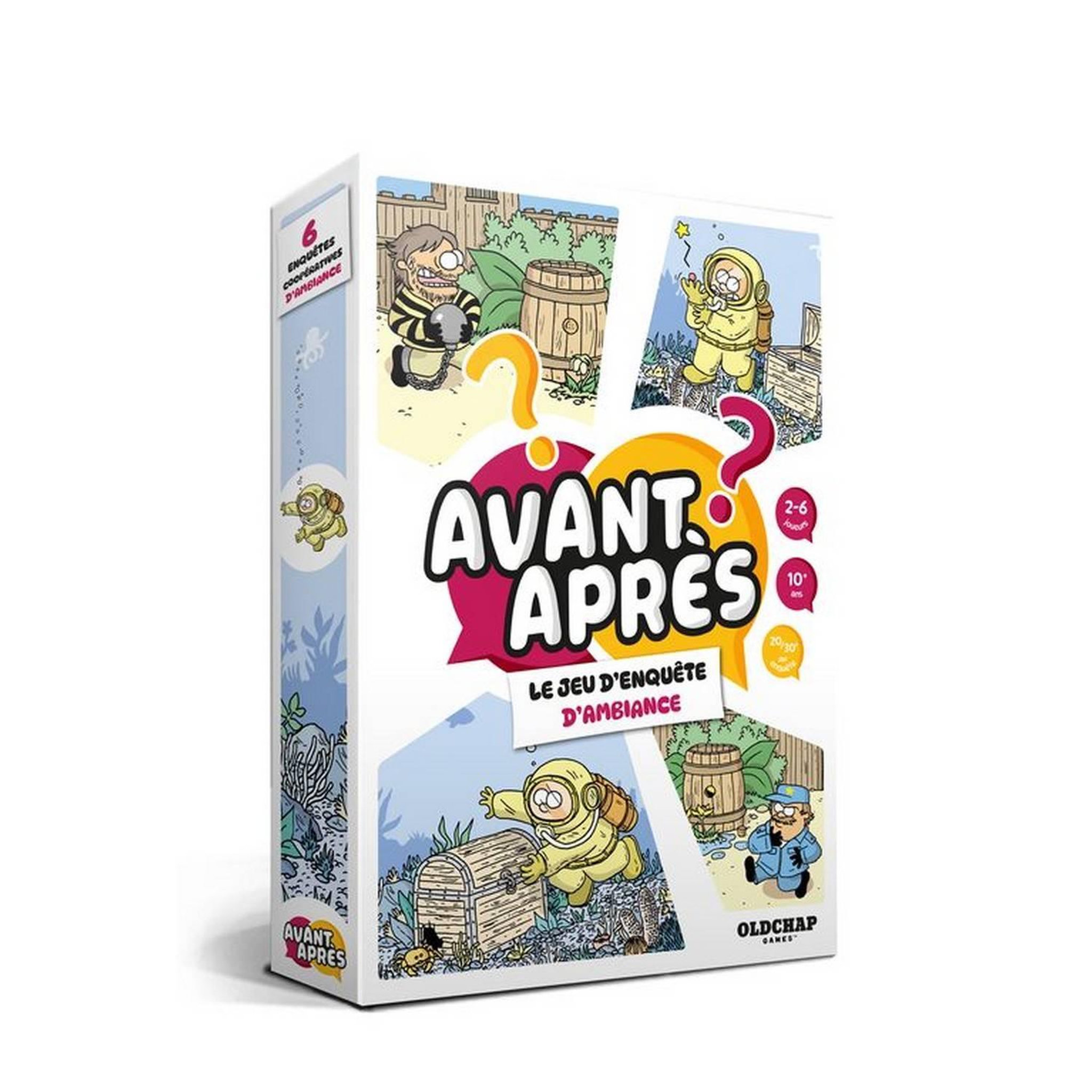Blackrock Editions Jeu d'enquête : avant apres