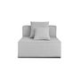 Voir la diapositive 5 : LISA DESIGN Colombine - module d'assise sans accoudoirs - en velours côtelé